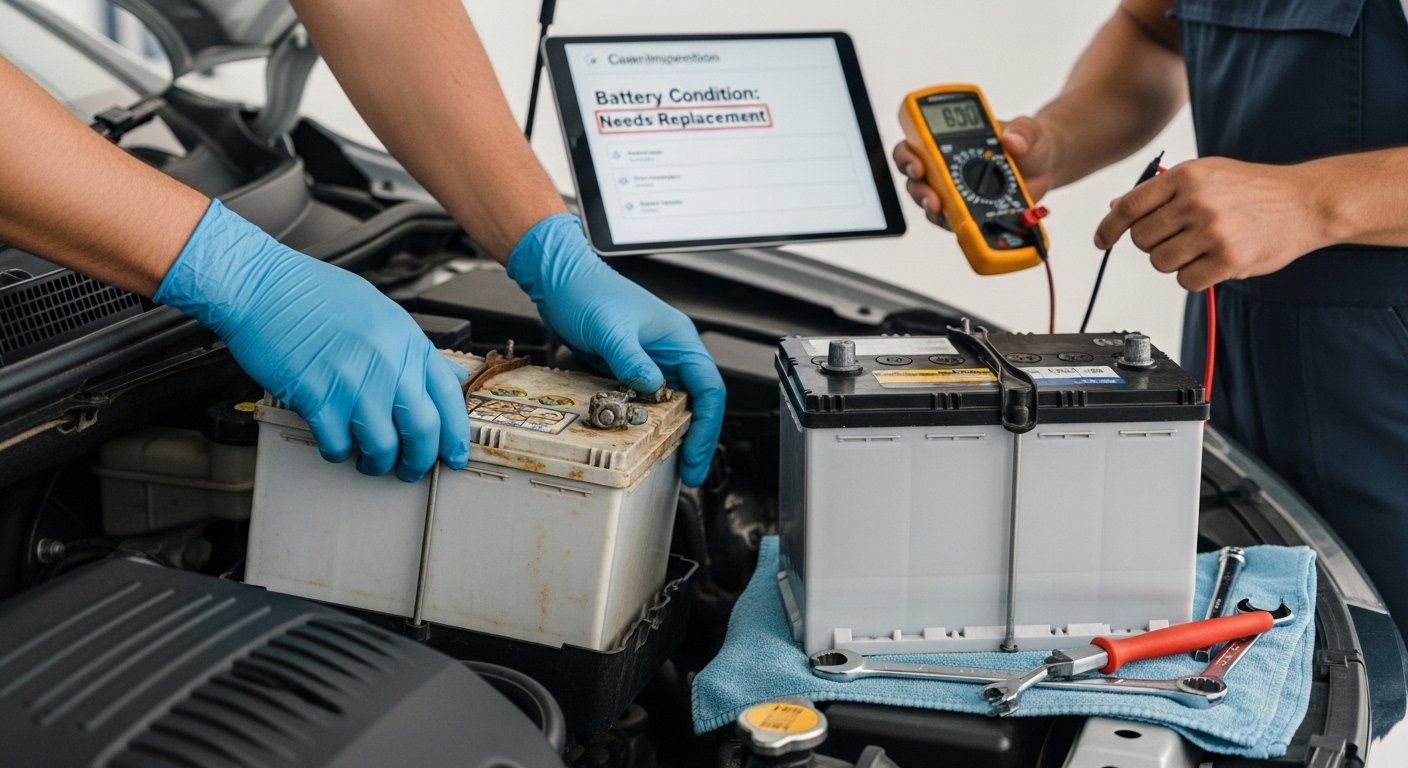 Car Battery Replacement? Check with a Car Inspection