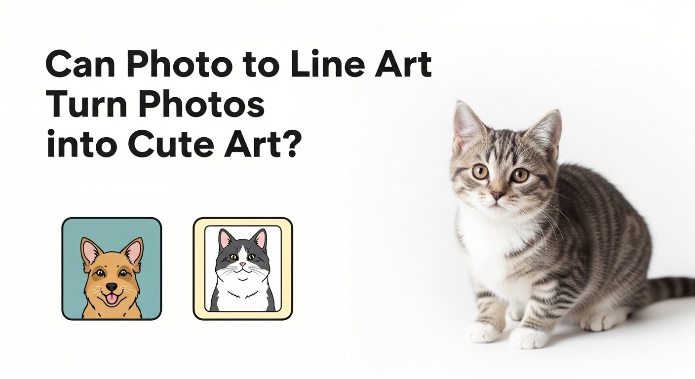 Can Photo to Line Art Turn Pet Photos into Cute Art?