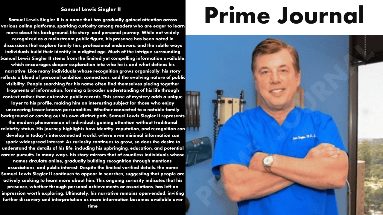 Samuel Lewis Siegler II