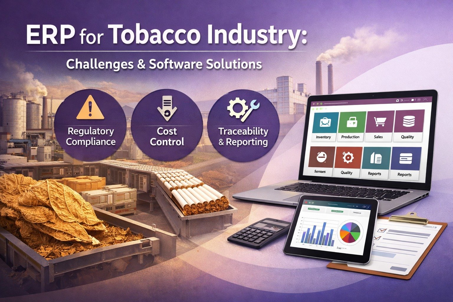 ERP for Tobacco Industry: Challenges & Software Solutions