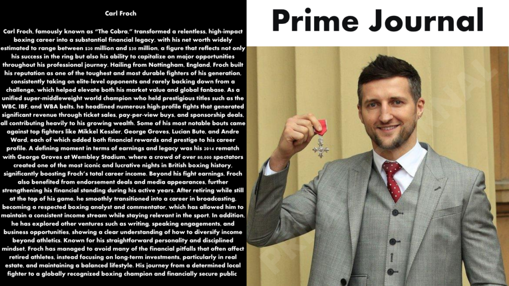 Carl Froch Net Worth