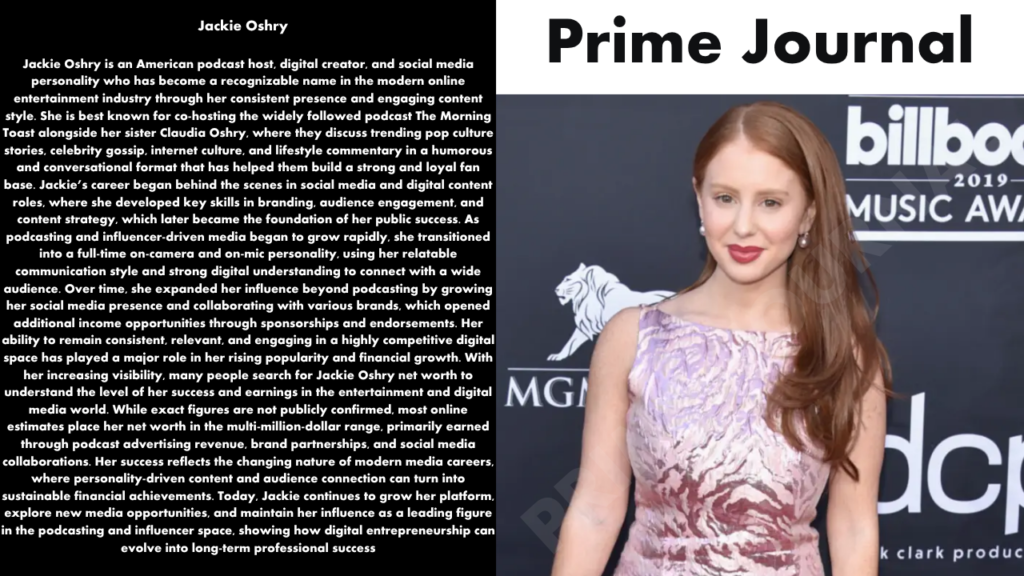 Jackie Oshry Net Worth