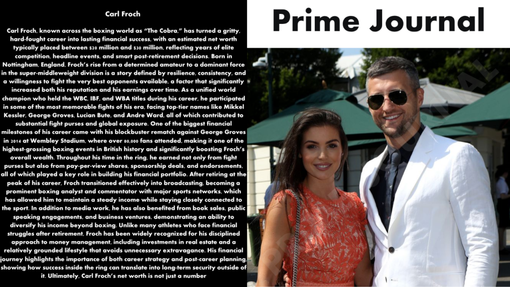 Carl Froch Net Worth