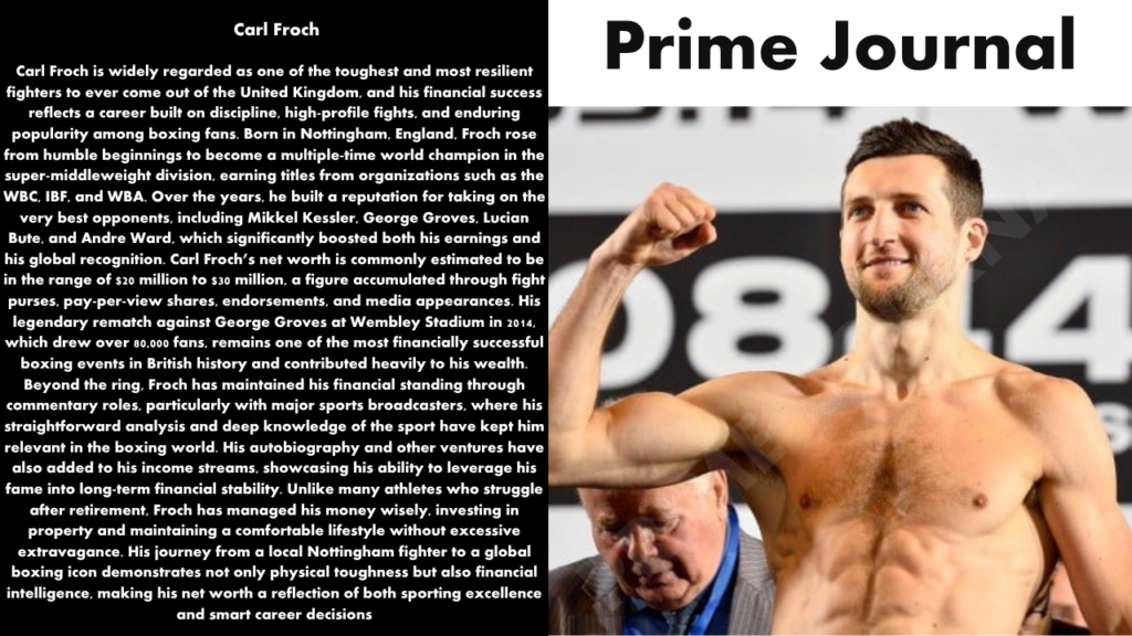 Carl Froch Net Worth