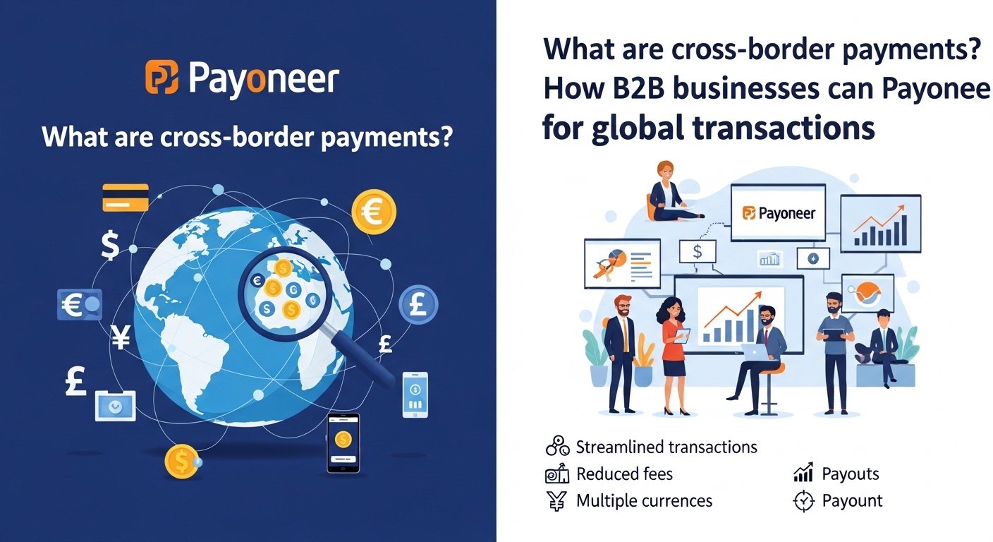 What are cross-border payments? How B2B businesses can use Payoneer for global transactions